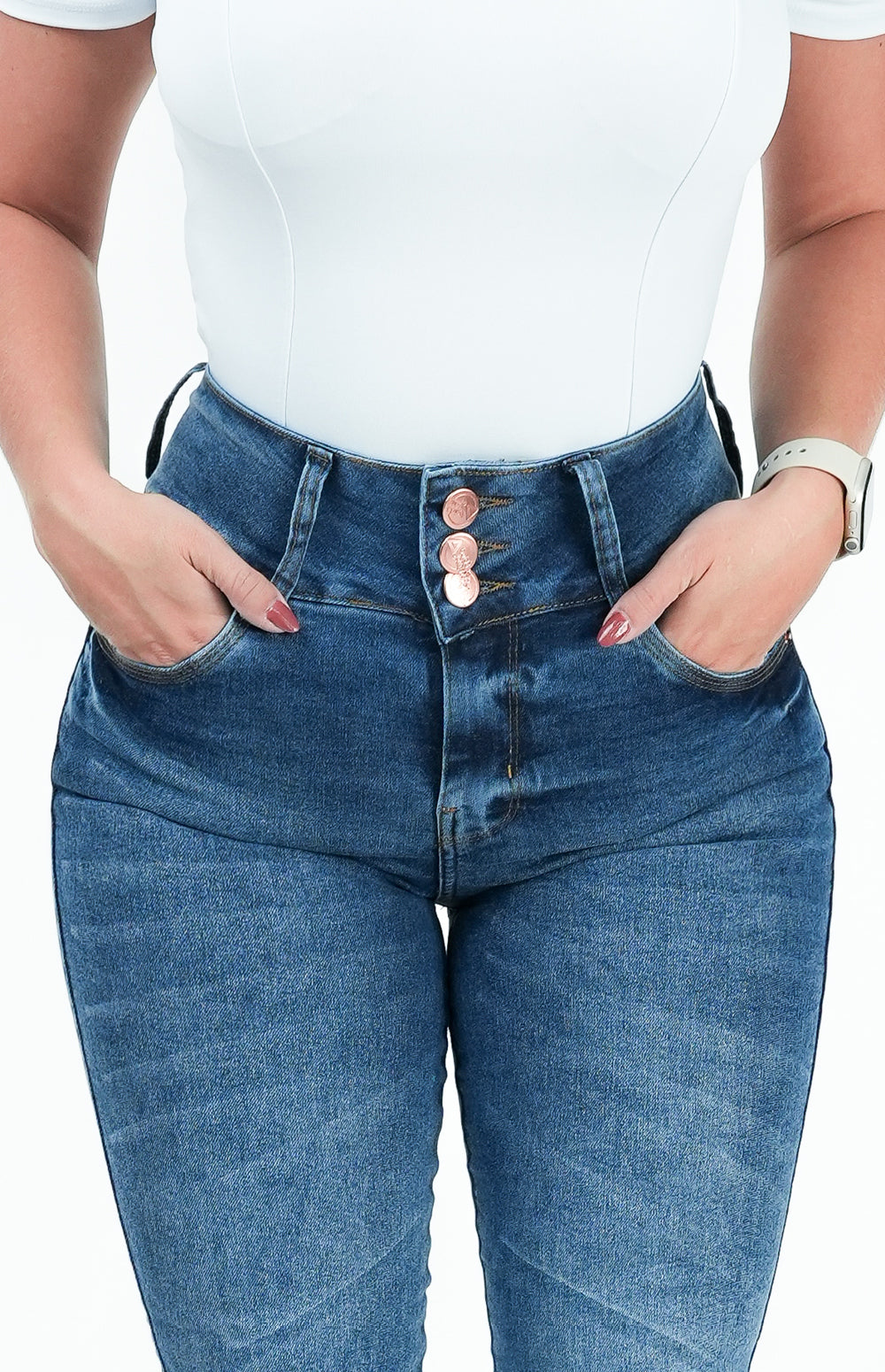 SUPER PROMOÇÃO: KIT 3 CALÇA JEANS - RETA CHAPA BARRIGA