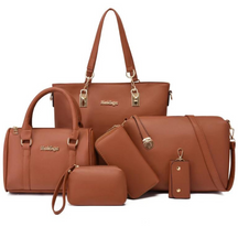 Kit 6 Bolsas de Couro Luxo Meiege - Oferta Exclusiva