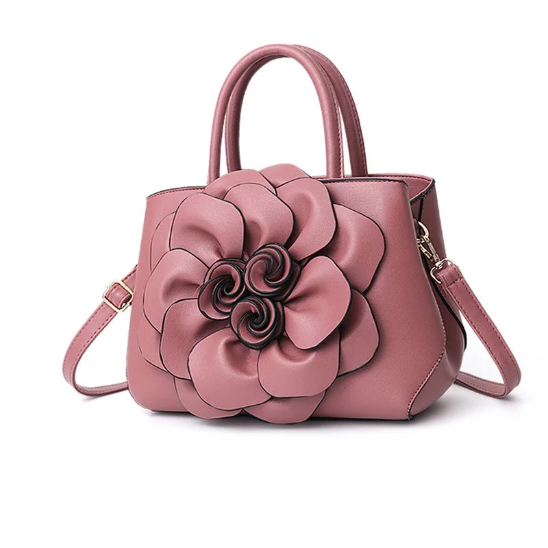 Bolsa Tote Feminina de Couro Impermeável - Florata