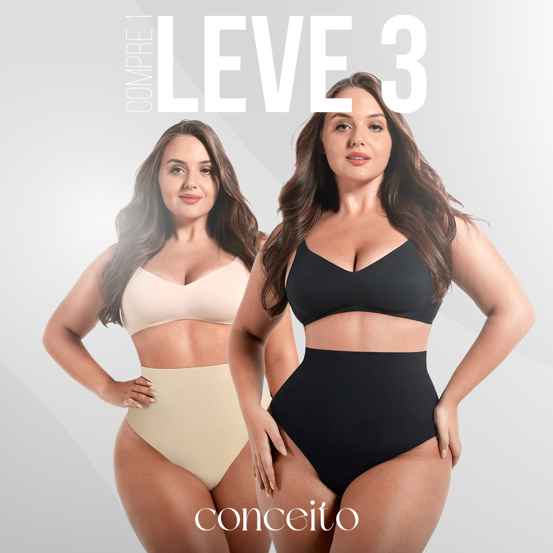 Calcinha Modeladora Slim Shape - Compre 1 e leve 3