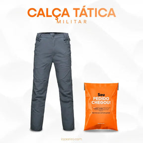 Calça Militar Tática Resistente e  Impermeável + Cinto de Brinde