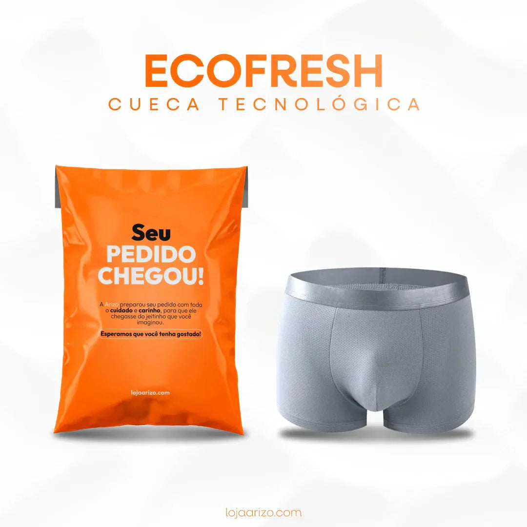 EcoFresh - Cueca Tecnológica  - KIT 5 UNIDADES + Brinde Surpresa