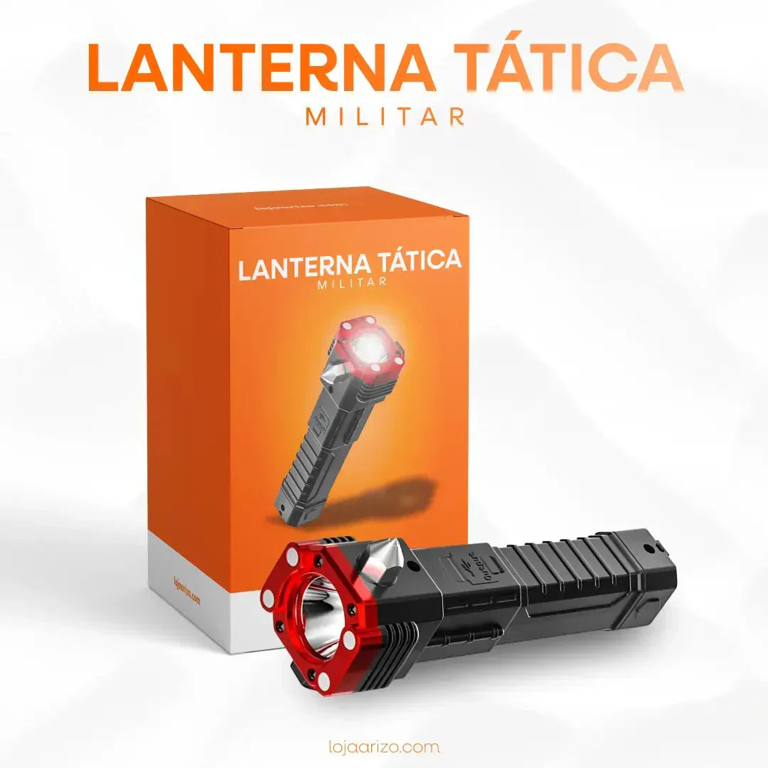 Lanterna Tática  Indestrutível 4 em 1 - Ultra Potência - ÚLTIMO DIA NA PROMOÇÃO E FRETE GRÁTIS