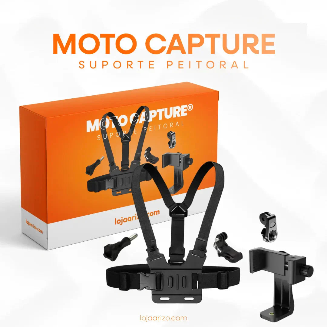 Moto Caputure - Suporte Peitoral + Brinde Surpresa