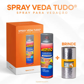 Spray Veda Tudo - Vedadação Imediata + Manta Térmica de Brinde