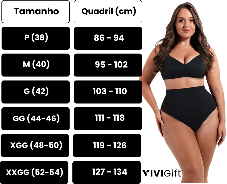 Calcinha Modeladora Slim Shape - Pague 1 e leve 3